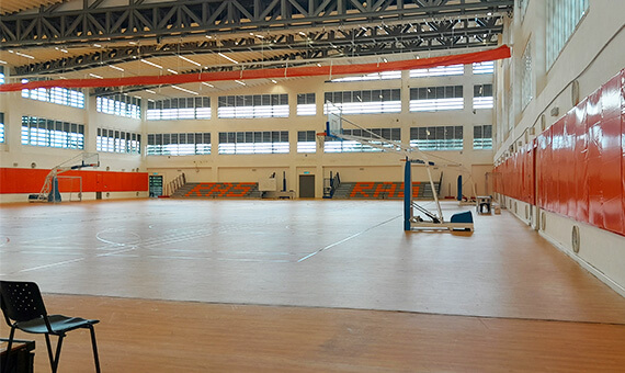 ラッフルズアメリカンスクール体育館